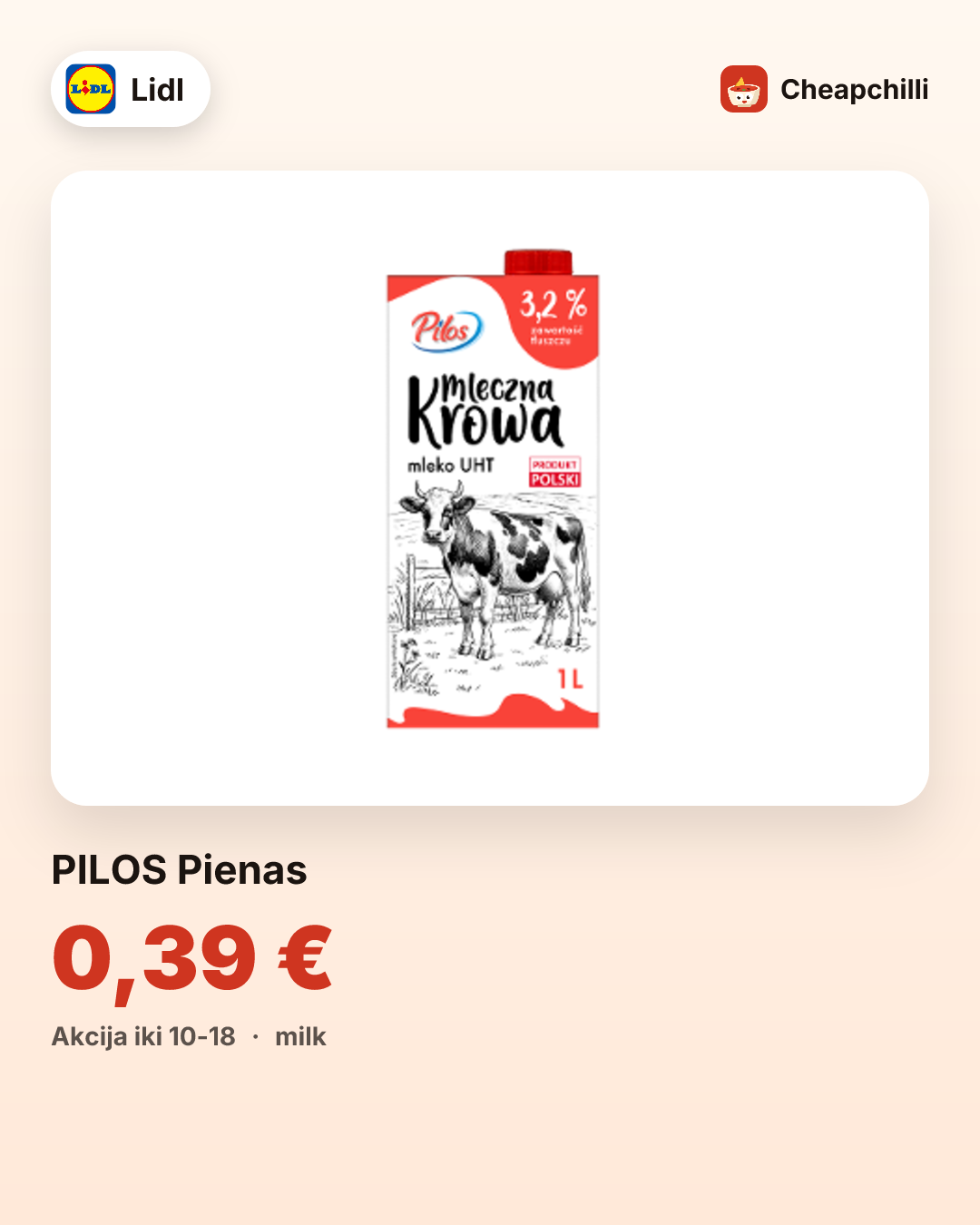 PILOS Pienas
