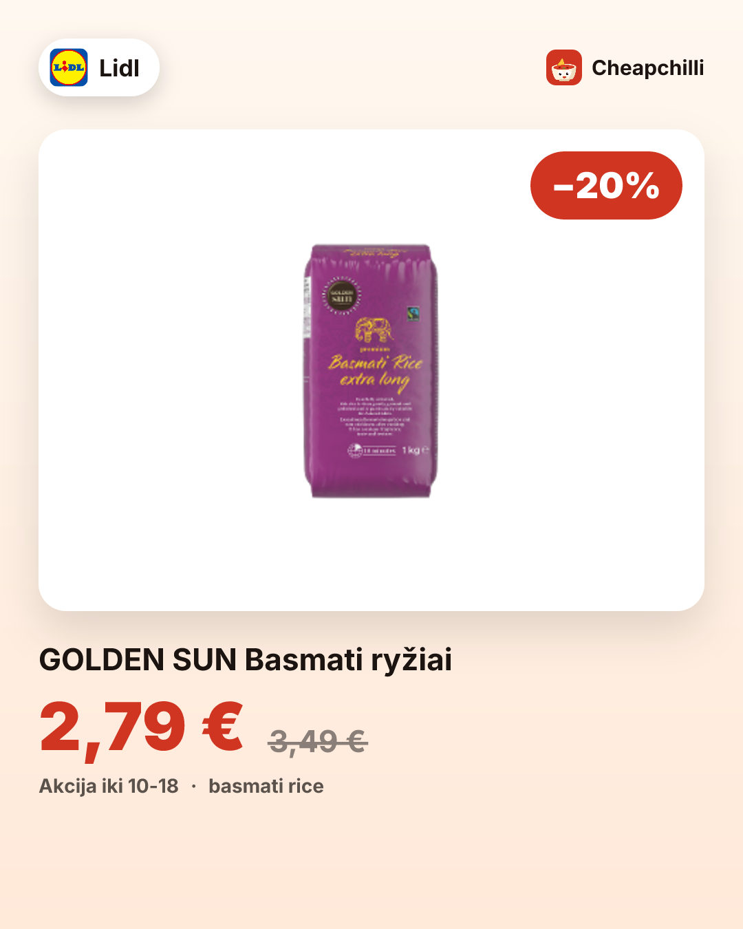 GOLDEN SUN Basmati ryžiai